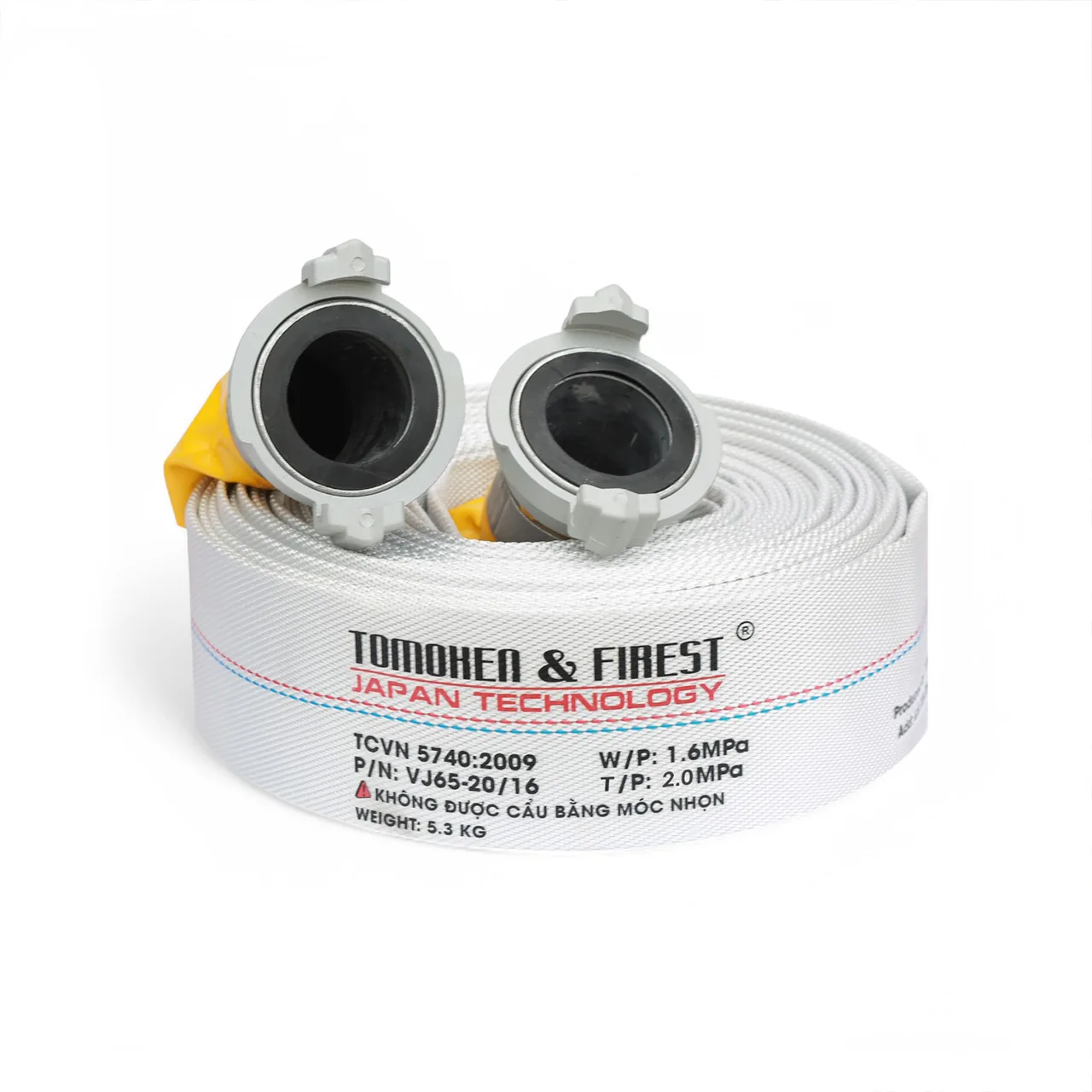 Vòi chữa cháy Tomoken D65x20Mx1.6Mpa (Tem PCCC)