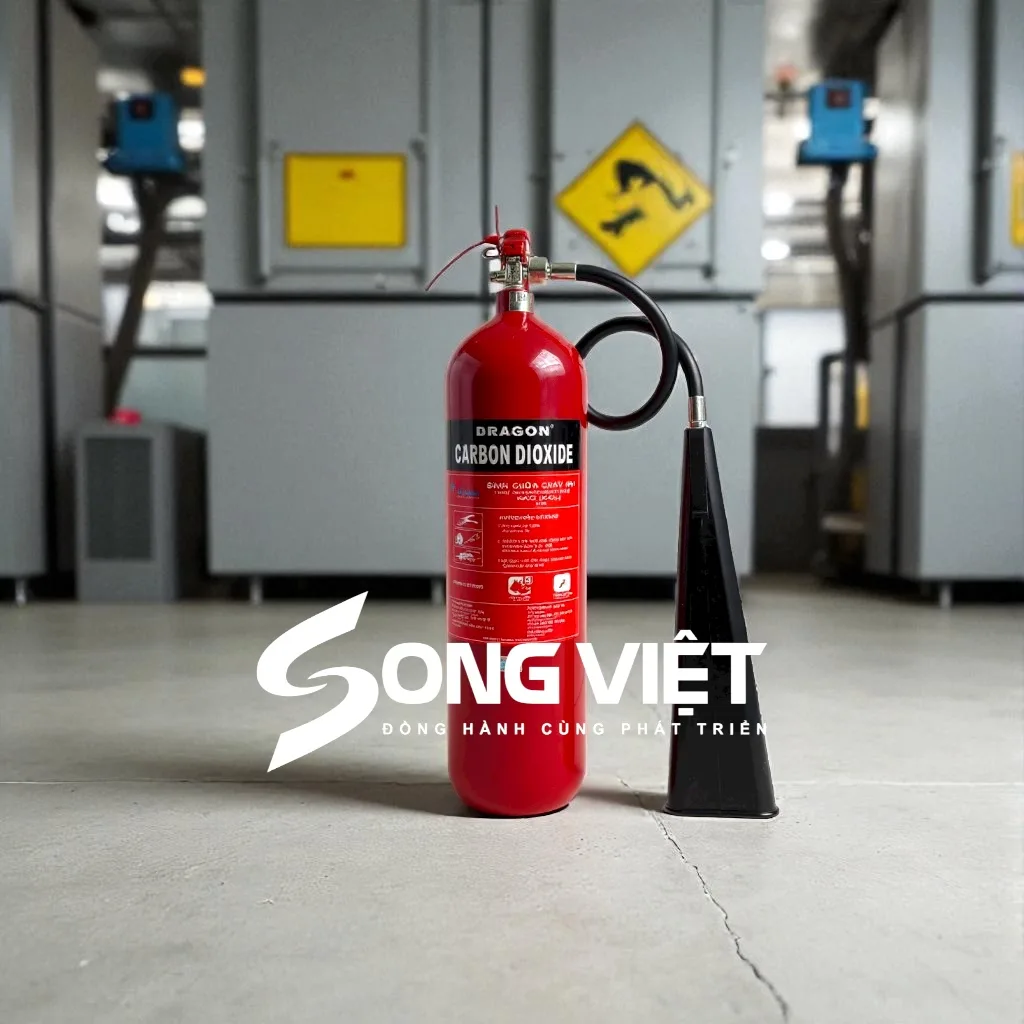 Bình chữa cháy Dragon khí CO2 5kg – MT5 (Tem PCCC) Bình chữa cháy Dragon khí CO2 5kg – MT5 (Tem PCCC)
