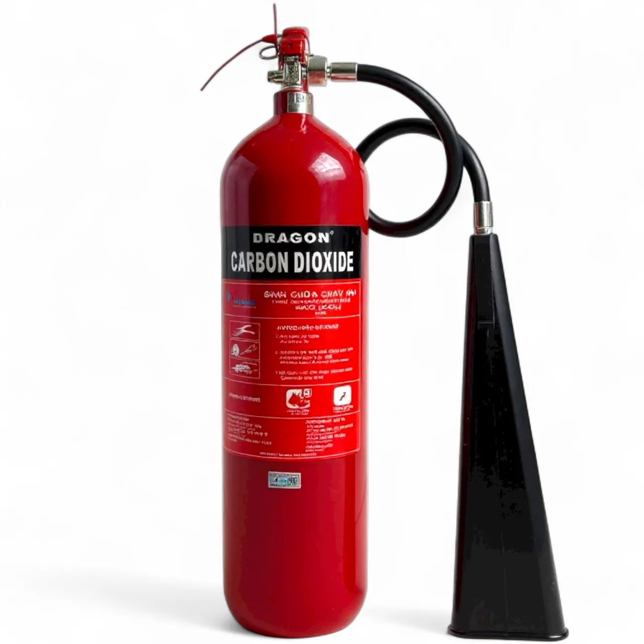 Bình chữa cháy Dragon khí CO2 5kg – MT5 (Tem PCCC) Bình chữa cháy Dragon khí CO2 5kg – MT5 (Tem PCCC)