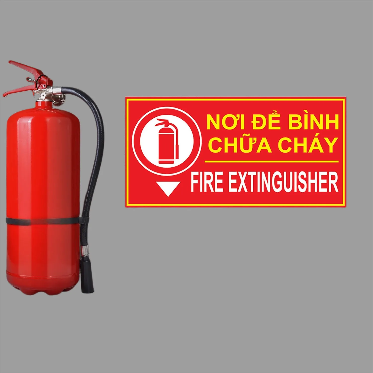 Bảng Nơi để bình chữa cháy (mica)