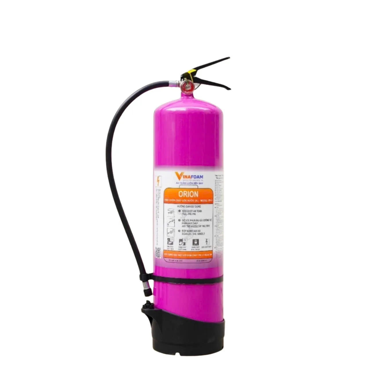 Bình chữa cháy Pin Lithium đa năng Vinafoam Orion 6L (Tem PCCC)