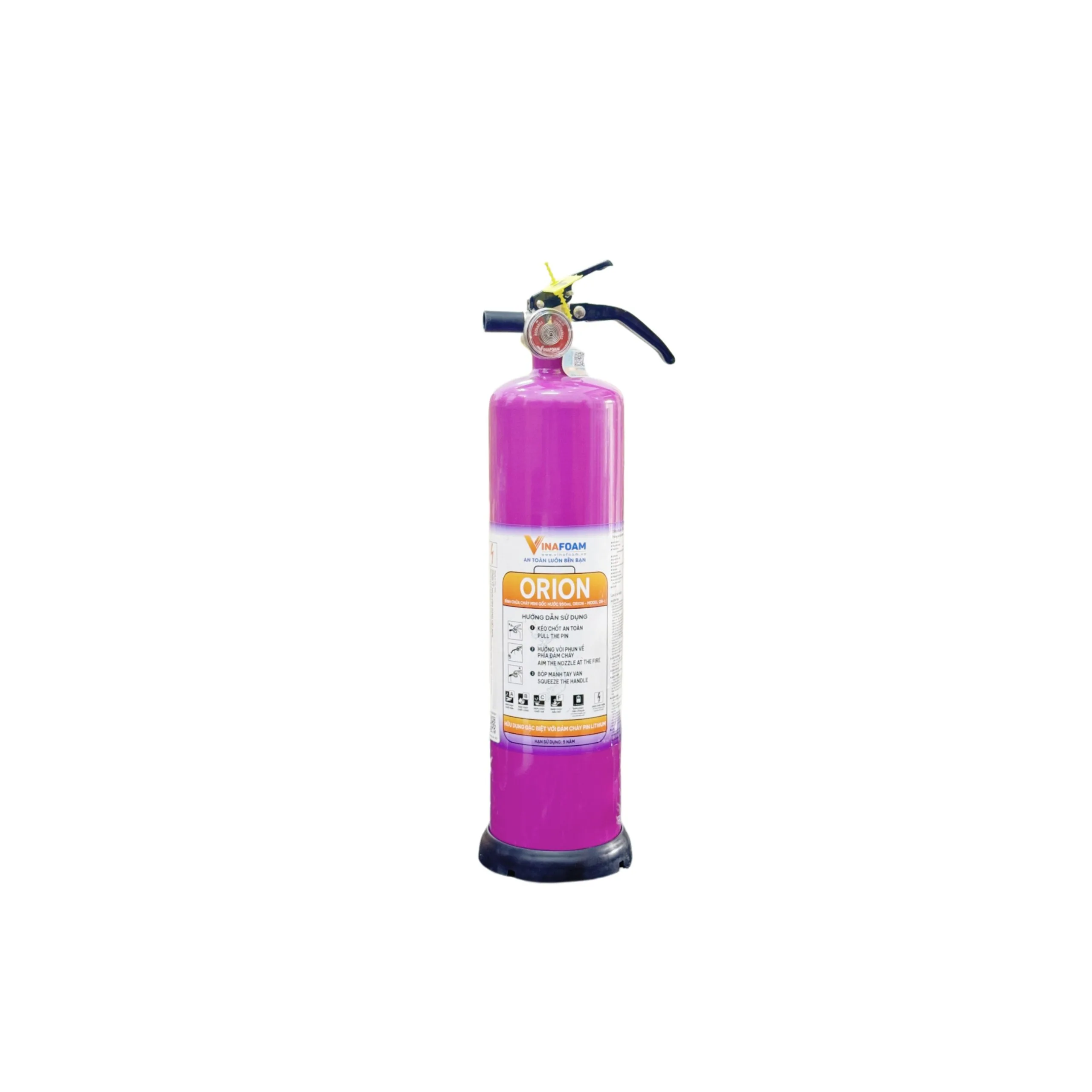 Bình chữa cháy Pin Lithium đa năng Vinafoam Orion 1L (Tem PCCC)