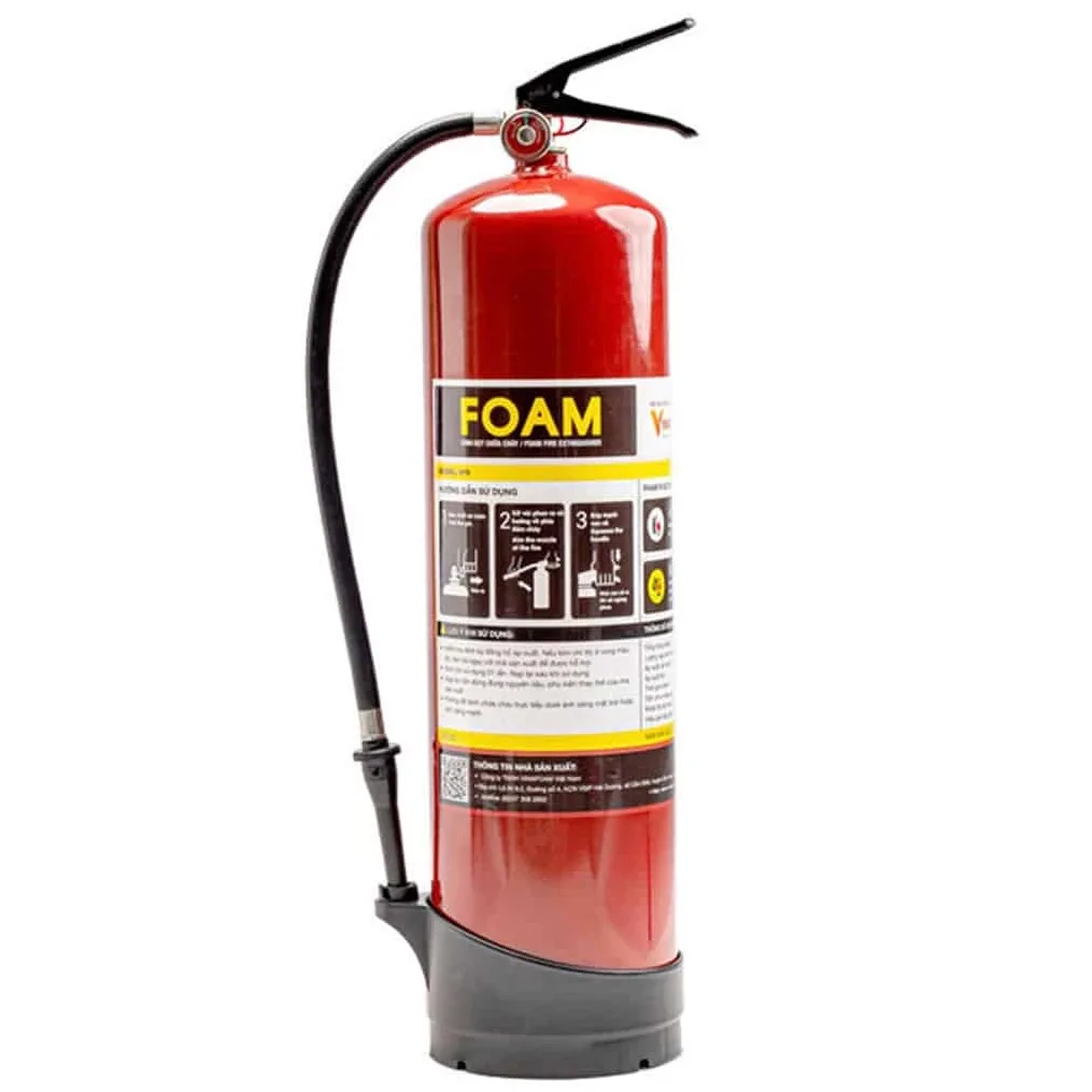 Bình chữa cháy bọt foam 9 lít Vinafoam V9F (Tem PCCC)