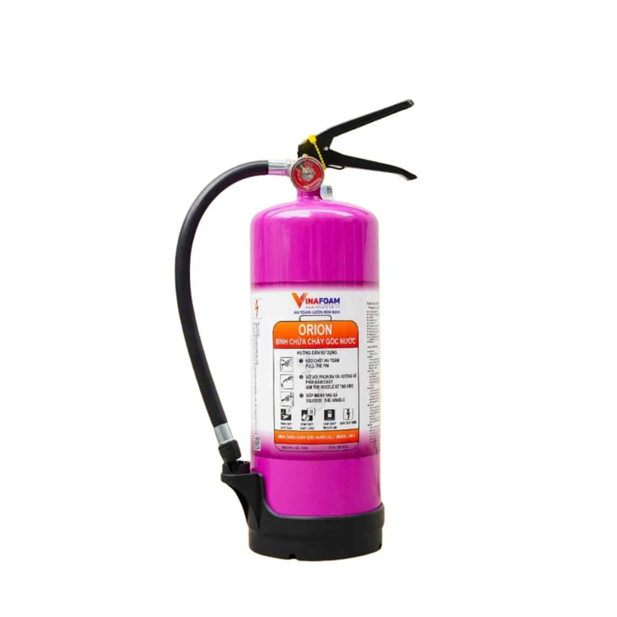 Bình chữa cháy Pin Lithium đa năng Vinafoam Orion 3L (Tem PCCC) Bình chữa cháy Pin Lithium đa năng Vinafoam Orion 3L (Tem PCCC)