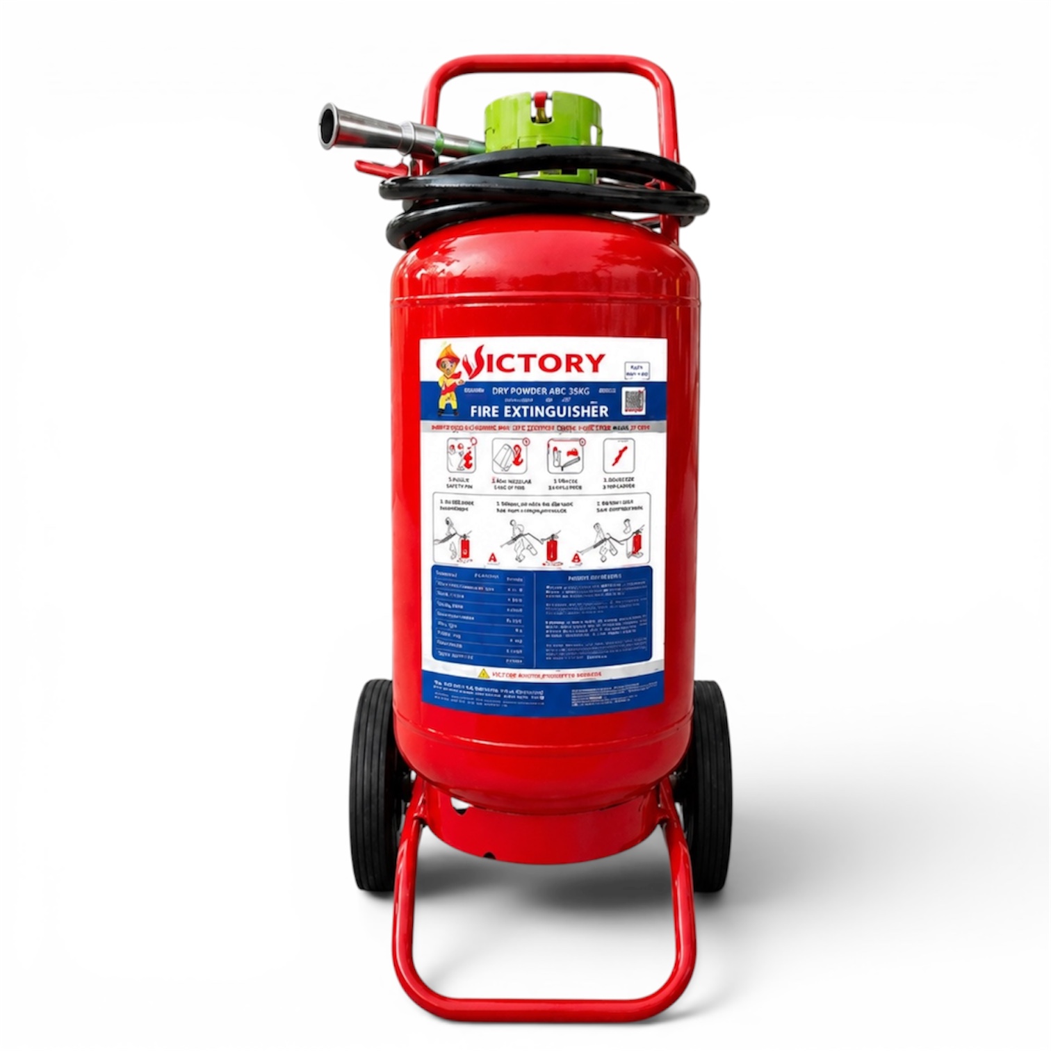 Bình chữa cháy bột ABC 35kg – Victory/ Việt Nam (Tem kiểm định) Bình chữa cháy bột ABC 35kg – Victory/ Việt Nam (Tem kiểm định)